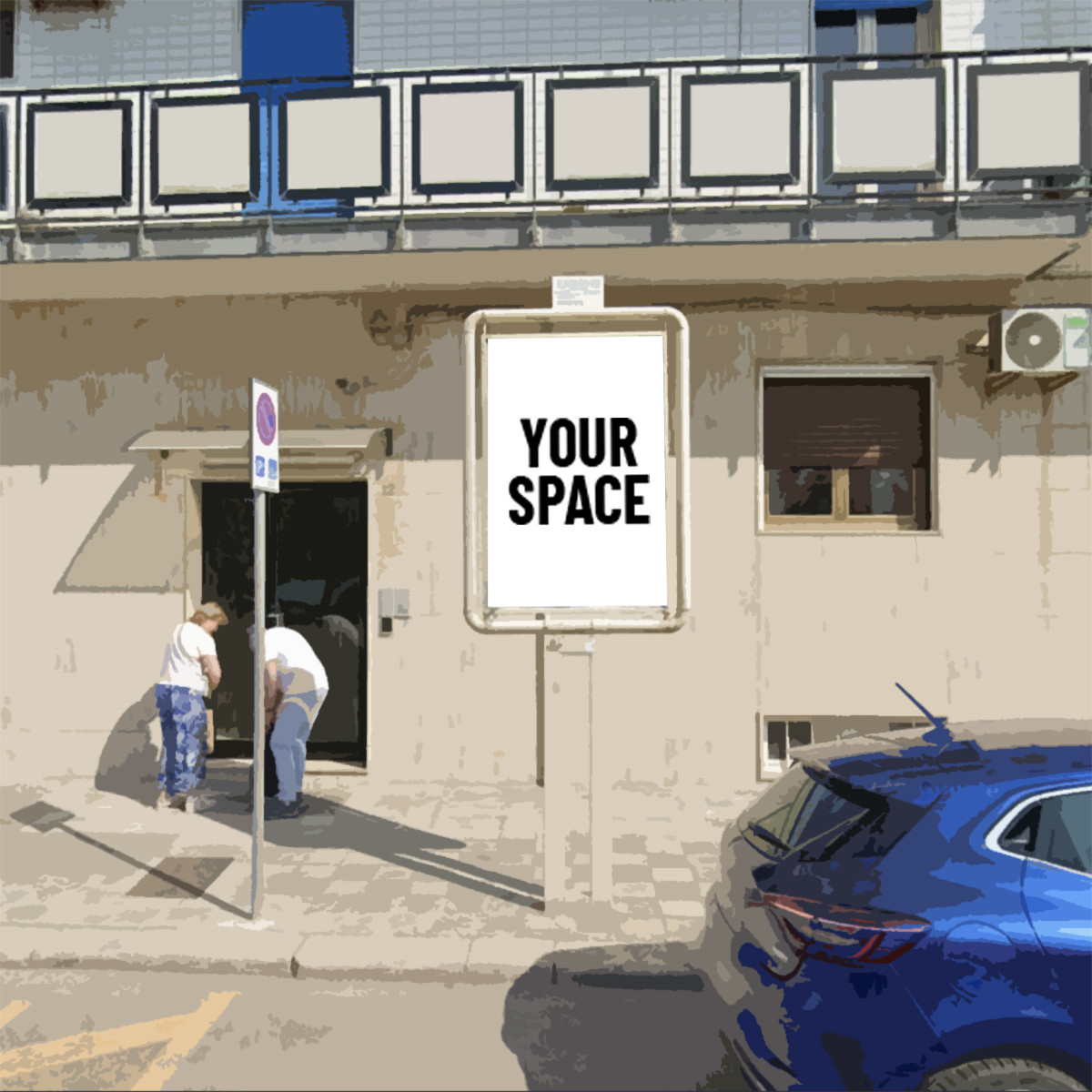 SPAZIO PUBBLICITARIO 100 x 140 Via Umberto Giordano (BARI) Dal 19/10/2026 al 15/11/2026 28 giorni